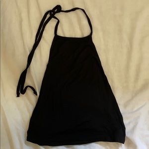 Nasty Gal Black Halter